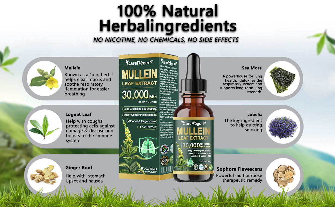𝗢𝗳𝗳𝗶𝗰𝗶𝗮𝗹 𝗦𝘁𝗼𝗿𝗲:CareRegen® 𝗢𝗿𝗴𝗮𝗻𝗶𝗰 𝗟𝘂𝗻𝗴 𝗖𝗹𝗲𝗮𝗻𝘀𝗶𝗻𝗴 𝗠𝘂𝗹𝗹𝗲𝗶𝗻 𝗟𝗲𝗮𝗳 𝗘𝘅𝘁𝗿𝗮𝗰𝘁 𝗗𝗿𝗼𝗽𝘀  𝐂𝐥𝐢𝐧𝐢𝐜𝐚𝐥𝐥𝐲 𝐩𝐫𝐨𝐯𝐞𝐧, 𝐡𝐢𝐠𝐡𝐥𝐲 𝐜𝐨𝐧𝐜𝐞𝐧𝐭𝐫𝐚𝐭𝐞𝐝 𝐟𝐨𝐫𝐦𝐮𝐥𝐚 𝐭𝐡𝐚𝐭 𝐫𝐞𝐥𝐢𝐞𝐯𝐞𝐬 𝐜𝐨𝐮𝐠𝐡, 𝐩𝐡𝐥𝐞𝐠𝐦, 𝐚𝐬𝐭𝐡𝐦𝐚 & 𝐂𝐎𝐏𝐃 — 𝐛𝐫𝐞𝐚𝐭𝐡𝐞 𝐞𝐚𝐬𝐢𝐞𝐫, 𝐟𝐚𝐬𝐭𝐞𝐫.🌵🍋‍🟩