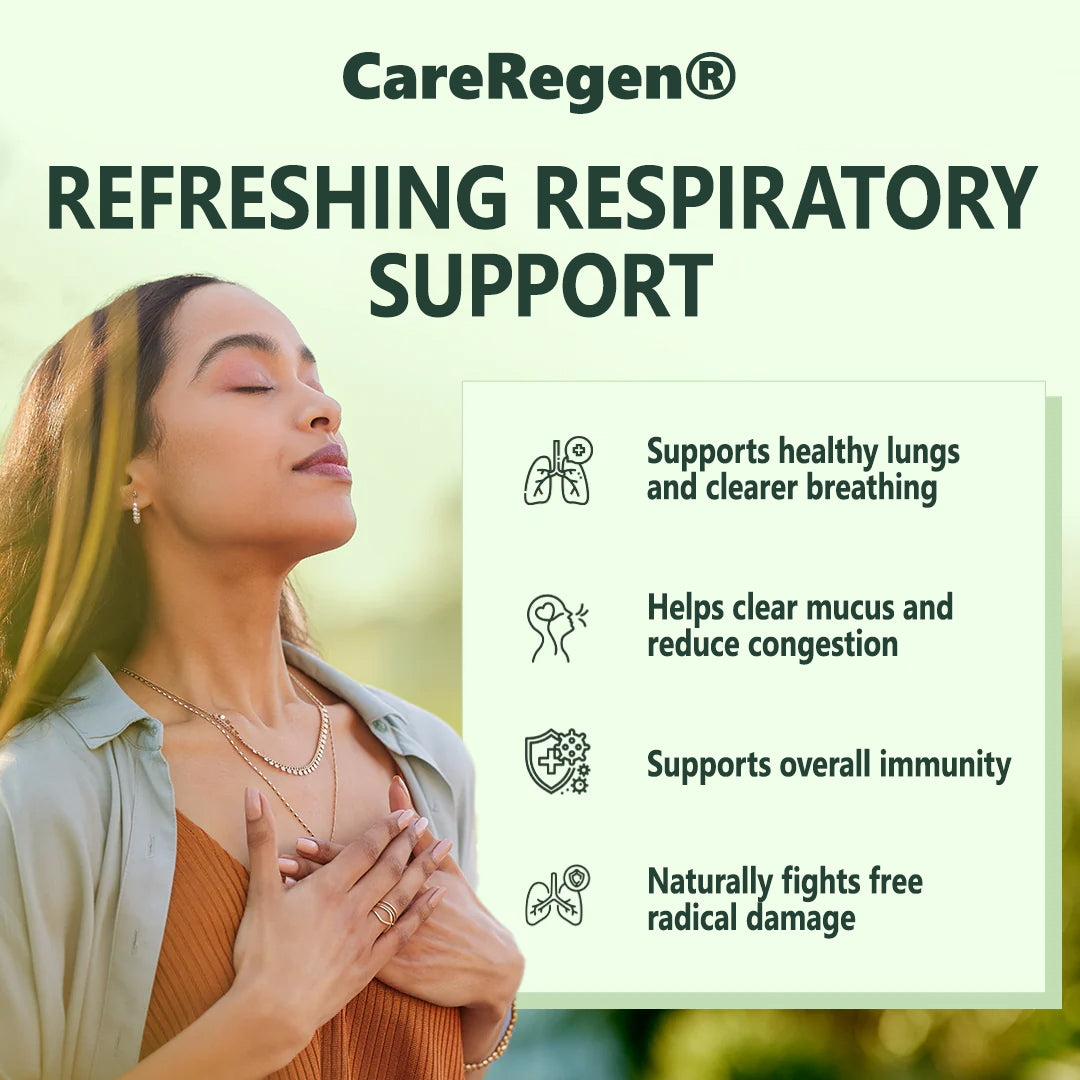 𝗢𝗳𝗳𝗶𝗰𝗶𝗮𝗹 𝗦𝘁𝗼𝗿𝗲:CareRegen® 𝗢𝗿𝗴𝗮𝗻𝗶𝗰 𝗟𝘂𝗻𝗴 𝗖𝗹𝗲𝗮𝗻𝘀𝗶𝗻𝗴 𝗠𝘂𝗹𝗹𝗲𝗶𝗻 𝗟𝗲𝗮𝗳 𝗘𝘅𝘁𝗿𝗮𝗰𝘁 𝗗𝗿𝗼𝗽𝘀  𝐂𝐥𝐢𝐧𝐢𝐜𝐚𝐥𝐥𝐲 𝐩𝐫𝐨𝐯𝐞𝐧, 𝐡𝐢𝐠𝐡𝐥𝐲 𝐜𝐨𝐧𝐜𝐞𝐧𝐭𝐫𝐚𝐭𝐞𝐝 𝐟𝐨𝐫𝐦𝐮𝐥𝐚 𝐭𝐡𝐚𝐭 𝐫𝐞𝐥𝐢𝐞𝐯𝐞𝐬 𝐜𝐨𝐮𝐠𝐡, 𝐩𝐡𝐥𝐞𝐠𝐦, 𝐚𝐬𝐭𝐡𝐦𝐚 & 𝐂𝐎𝐏𝐃 — 𝐛𝐫𝐞𝐚𝐭𝐡𝐞 𝐞𝐚𝐬𝐢𝐞𝐫, 𝐟𝐚𝐬𝐭𝐞𝐫.🌵🍋‍🟩